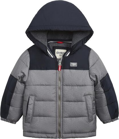 OSHKOSH B'GOSH Boys' Fleece-Lined Hooded Puffer Jacket Winter Coat in Saudi Arabia
