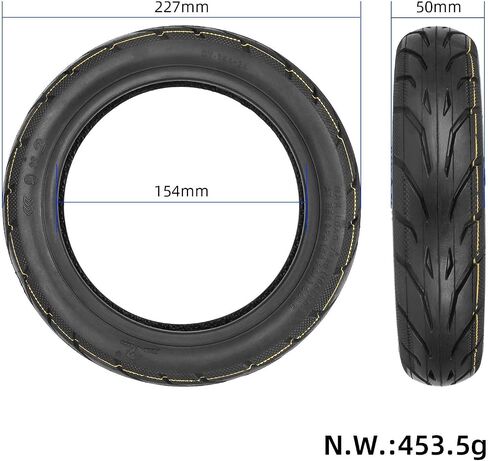 9 inches 9x2 Tubeless Tire for 8.5 inch Original Tyres for Xiaomi Mi3/M365/Pro/Pro2/Gotrax GXL/XR/V2/Hiboy S2, Front or Rear Replacement Rubber Tires for Electric Scooter (1 Pack) in Saudi Arabia