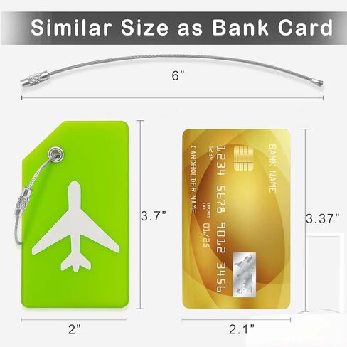 علامة الأمتعة - ملحقات أساسيات السفر لحقائب السفر يمكن التعرف عليها بسرعة، علامات السفر للأمتعة وحقائب الظهر والحقائب والأمتعة وحقائب الرحلات البحرية - سيليكون مرن ومشرق in Kuwait