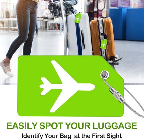 علامة الأمتعة - ملحقات أساسيات السفر لحقائب السفر يمكن التعرف عليها بسرعة، علامات السفر للأمتعة وحقائب الظهر والحقائب والأمتعة وحقائب الرحلات البحرية - سيليكون مرن ومشرق in Kuwait