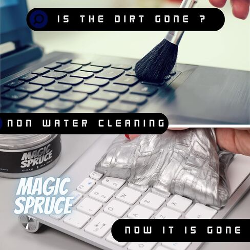 مجموعة أدوات تفصيل السيارة من ماجيك سبروس، جل لمنتجات تنظيف لوحة القيادة الداخلية للسيارة، معطر معطر مزيل للغبار غير مائي، معجون تنظيف المفروشات، ملحقات تنظيف الكمبيوتر المحمول، سلايم السيارة in Kuwait