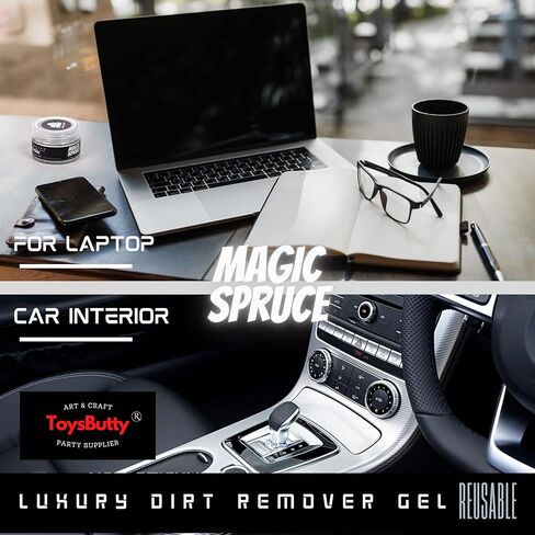 مجموعة أدوات تفصيل السيارة من ماجيك سبروس، جل لمنتجات تنظيف لوحة القيادة الداخلية للسيارة، معطر معطر مزيل للغبار غير مائي، معجون تنظيف المفروشات، ملحقات تنظيف الكمبيوتر المحمول، سلايم السيارة in Kuwait