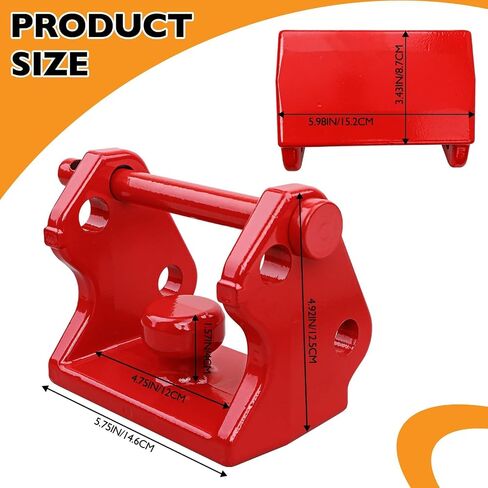 HQPASFY Trailer Hitch Lock with Keyed Padlock, Trailer Coupler Lock with Pin, Coupler Lock Model Tl-33 Trailer Lock,Fits Over 2" to 2-5/16" Couplers - Red in Kuwait