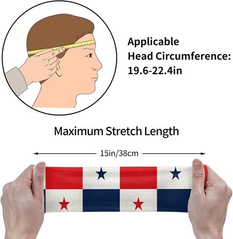 Cute Flag Sports Headband & Sweatband Hairband for Women Men for Running,Cycling, Yoga,Hiking in Saudi Arabia