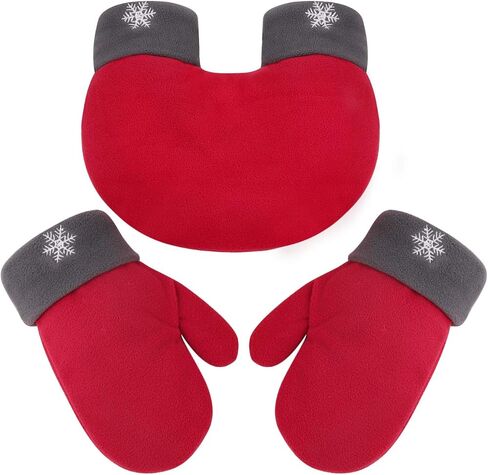 IPENNY Christmas Gloves for Couples Lovers, Winter Warm Hand Holding Mittens Christmas Gift in Kuwait