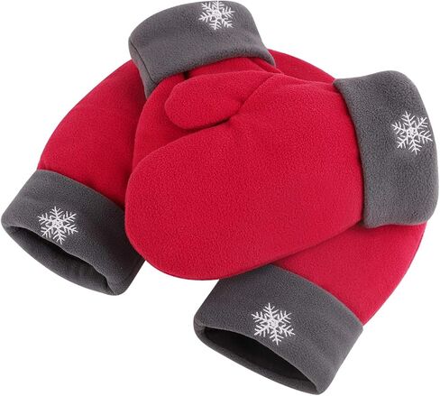 IPENNY Christmas Gloves for Couples Lovers, Winter Warm Hand Holding Mittens Christmas Gift in Kuwait