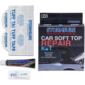 Stormsure Car Roof Repair Kit in Black - Durable, Waterproof Fix for Leaks and Tears, Ideal for All Vehicle Types