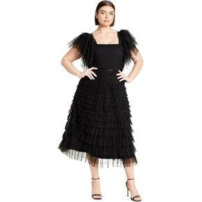 City Chic Women's Plus Size Skirt Averi