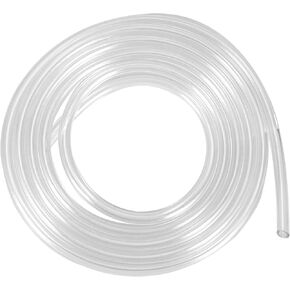 Petrol Fuel Line 6.5ft 1/9" ID Fuel Line Hose 1/7" OD Gas Line Pipe Hose for Chainsaw, String Trimmer and Blower Petrol Small Powersports Engines Clear