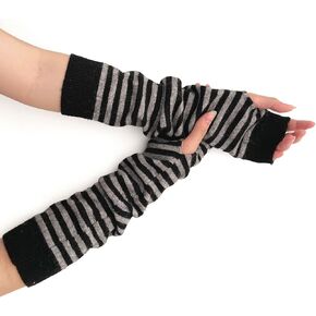 F Flammi Wool Blended Arm Warmer Winter Novetly Fingerless Gloves Knit Mitten Gloves Wrist Warmer for Women