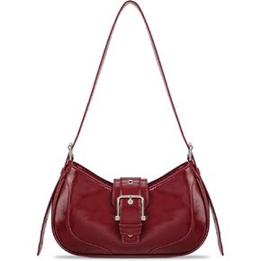 FALETO Y2K Purses for Women Casual Hobo Handbag Trendy Shoulder Bag Vegan Leather Underarm Purse
