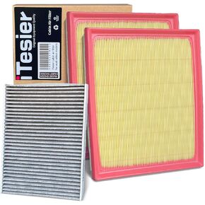 Engine and Cabin Air filter Combo for Tundra (2022 2023 2024 2025), Sequoia (2023 2024 2025), Replaces 17801-F4010, 871390-C010, WA11653, ITESIER Filter Kit