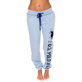 U.S. Polo Assn. Womens Sweatpants - Womens Joggers Sweats with Logo Print - French Terry Poly-Cotton Sweatpants for Women