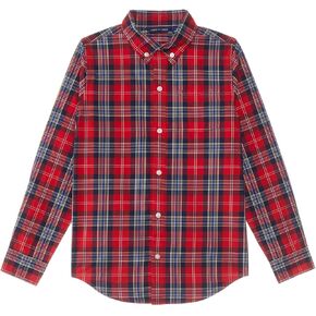 Janie and Jack Boys' Plaid Button-Down Top (Toddler/Little Big Kid)