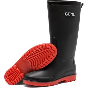 Rain Boots for Women, Anti-Slip Rubber Boots Waterproof Garden Boots Durable Slip Resistant Muck Boots,Tall Water Women Boots Comfort Fishing Boots Knee High Work Boots for Outdoor