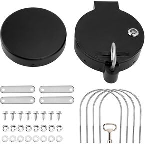 Conduit Carrier Kit Fit for 6" PVC Pipe Roof Rack Accessories for Truck Van SUV Black