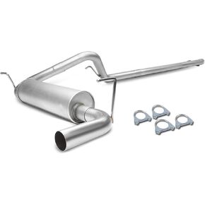 DNA MOTORING CBE-JW074D-38L Cat Back Exhaust System [Compatible with 07-11 Jeep Wrangler Unlimited 4-Dr 3.8L]