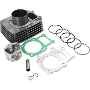 PANGOLIN 68.5mm Cylinder Piston Gasket Top End Rebuild Kit for Honda Recon 250 Sportrax 250 TRX 250 TRX250X 1997-2019 Aftermarket Parts