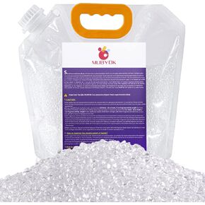 MUBYOK 5lb Premium Unscented Aroma Beads for Car Freshies DIY Eva Beads Freshie Beads Bulk Freshie Supplies