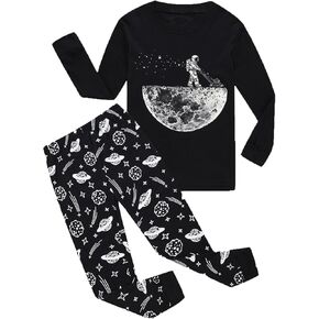 Toddler Boys Pajamas Sets Cotton Long Sleeve Sleepwear for Boys