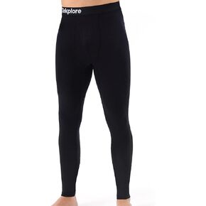 Smart Long Johns Mens Thermal Underwear Pants for Men, Base Layer Bottoms with Temperature Regulation Cold Weather
