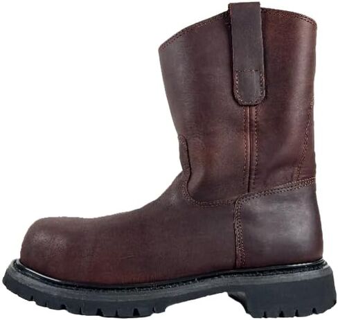 Roper Boot, 9-inch Shaft, Brown Color, Dielectric Polyamide Toe, Size8 in Saudi Arabia