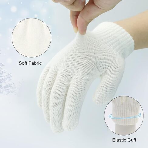 POXIMI Baby Warm Earmuffs Kid Magic Gloves Girl Soft Plush Ear Muffs Toddler Knit Mittens for Boy Winter Ear Warmer Set in Kuwait