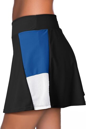 Dokotoo Womens Swim Skirt Tummy Control Color Block Tankini Swimdress Bikini Bathing Suit Swimsuit Bottoms in Saudi Arabia