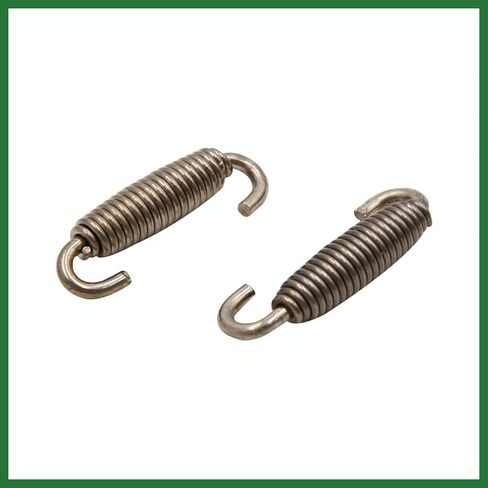 Motoforti 10pcs Silver Tone Motorcycle Exhaust Pipe Muffler Springs Swivel Hook Long-lasting in Saudi Arabia