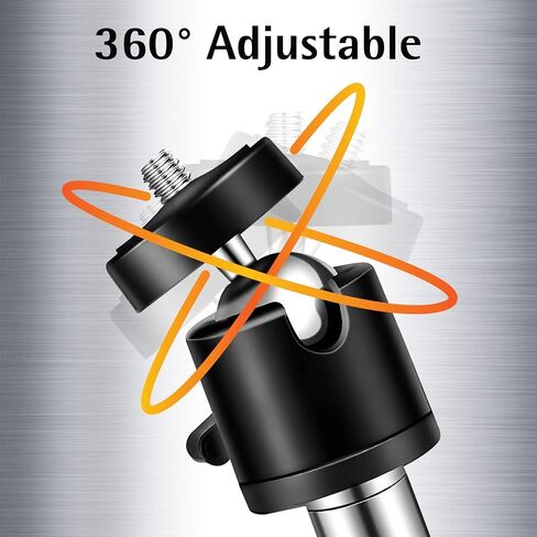 Game & Trail Camera Mount, Thickened Collapsible Multifunctional Stainless Steel Bracket, 360° Adjustable Universal Screw Connection 1/4''-20 (6mm), for Hunting Cameras, Solar Panels, etc.(3 Pack) in Kuwait