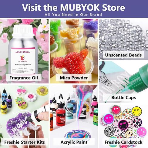 MUBYOK 5lb Premium Unscented Aroma Beads for Car Freshies DIY Eva Beads Freshie Beads Bulk Freshie Supplies in Saudi Arabia