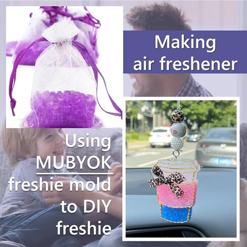 MUBYOK 5lb Premium Unscented Aroma Beads for Car Freshies DIY Eva Beads Freshie Beads Bulk Freshie Supplies in Saudi Arabia