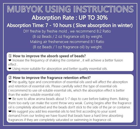 MUBYOK 5lb Premium Unscented Aroma Beads for Car Freshies DIY Eva Beads Freshie Beads Bulk Freshie Supplies in Saudi Arabia