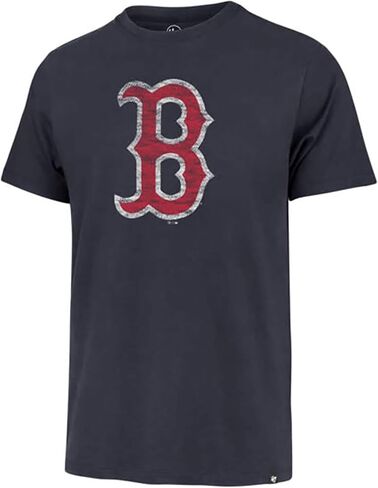 MLB Men's Distressed Imprint Match Team Color Primary Logo Word Mark T-Shirt (St Louis Cardinals Navy, Medium) in Saudi Arabia