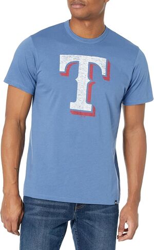 MLB Men's Distressed Imprint Match Team Color Primary Logo Word Mark T-Shirt (St Louis Cardinals Navy, Medium) in Saudi Arabia