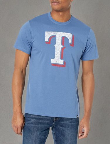 MLB Men's Distressed Imprint Match Team Color Primary Logo Word Mark T-Shirt (St Louis Cardinals Navy, Medium) in Saudi Arabia