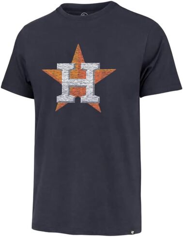 MLB Men's Distressed Imprint Match Team Color Primary Logo Word Mark T-Shirt (St Louis Cardinals Navy, Medium) in Saudi Arabia