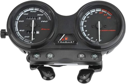 Ybr 125 - عداد المسافات للدراجات النارية LCD عداد السرعة الرقمي عداد المسافات مقياس سرعة الدوران KM/H مقياس السرعة العالمي مناسب لـ YBR 125 2005 2006 2007 2008 2009 in Kuwait