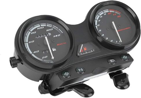 Ybr 125 - عداد المسافات للدراجات النارية LCD عداد السرعة الرقمي عداد المسافات مقياس سرعة الدوران KM/H مقياس السرعة العالمي مناسب لـ YBR 125 2005 2006 2007 2008 2009 in Kuwait