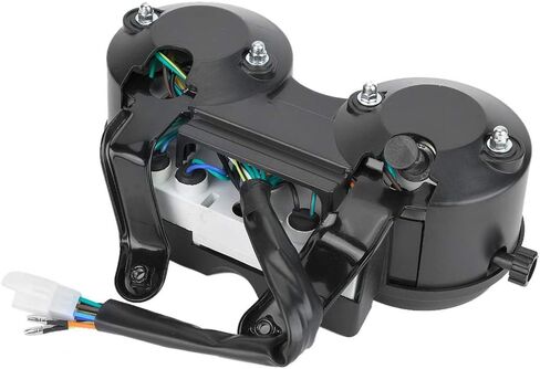 Ybr 125 - عداد المسافات للدراجات النارية LCD عداد السرعة الرقمي عداد المسافات مقياس سرعة الدوران KM/H مقياس السرعة العالمي مناسب لـ YBR 125 2005 2006 2007 2008 2009 in Kuwait