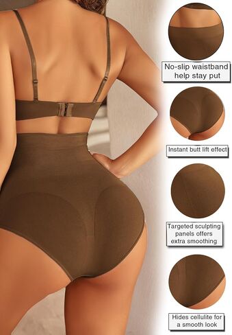 Avidlove Tummy Control Shapewear Women's High Waist Shaping Panties Girdle Slimming Thong Underwear S-3XL in Saudi Arabia