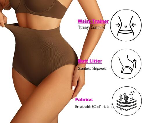Avidlove Tummy Control Shapewear Women's High Waist Shaping Panties Girdle Slimming Thong Underwear S-3XL in Saudi Arabia