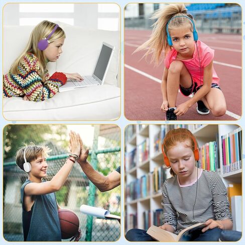 10 Pack Kids Headphones Bulk for Classroom School,Durable Wholesale Wired Headphones for Kids Student Boys Girls Adults,3.5mm Jack for Chromebook Computer (10 Colors) in Kuwait