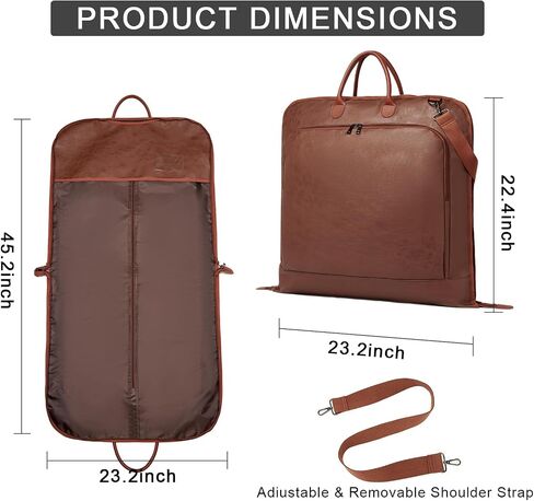 Travel Garment Bag, seyfocnia Carry on Garment Bags for Hanging Clothes in Saudi Arabia