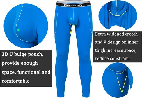 Mens Long Johns Thermal Underwear Size M-2XL in Kuwait