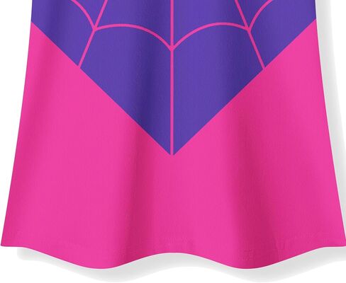 Girl Summer Dress，Superhero Dress Party Gift Printed Casual Dress 3-8 Years in Kuwait