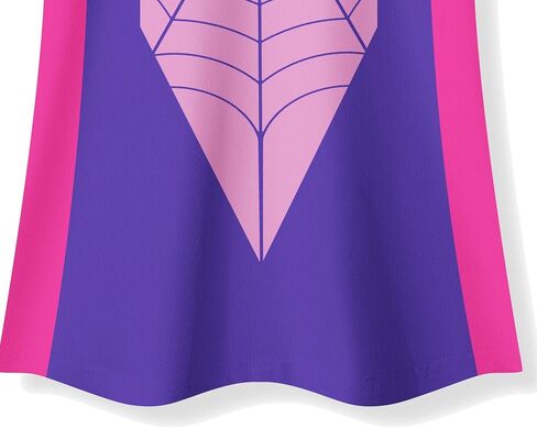 Girl Summer Dress，Superhero Dress Party Gift Printed Casual Dress 3-8 Years in Kuwait