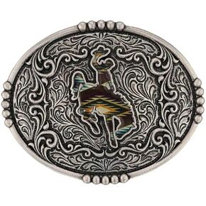 Montana Silversmiths Sunrise Bronc Attitude Buckle - A988S