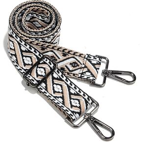 Silver Hardware Purse Strap Crossbody Straps for Purses Wide Shoulder Strap