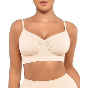 FeelinGirl Bralettes for Women with Support Comfortable Bras No Underwire Seamless Everyday Bras